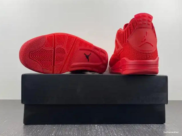 Reps LUCY Jordan 4 AQ3559-600 Flyknit Red Retro 0426